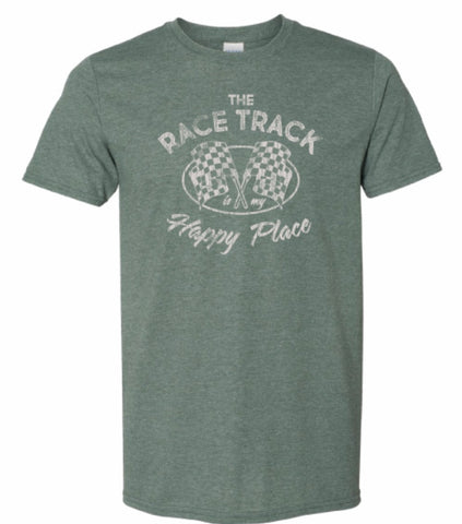 The Racetrack is my Happy Place tee