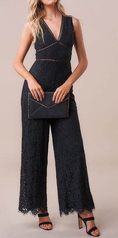 Anywhere With You Lace Jumpsuit