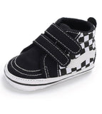 Black Checkered Baby Sneaker