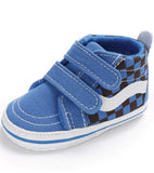 Blue Checker Baby Sneaker