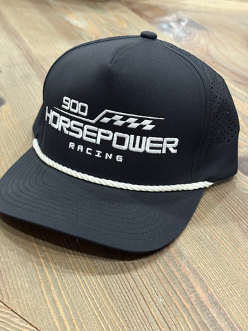 900 HP Black Embroidered Golf Hat