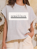 900 Horsepower French Terry Muscle Tee