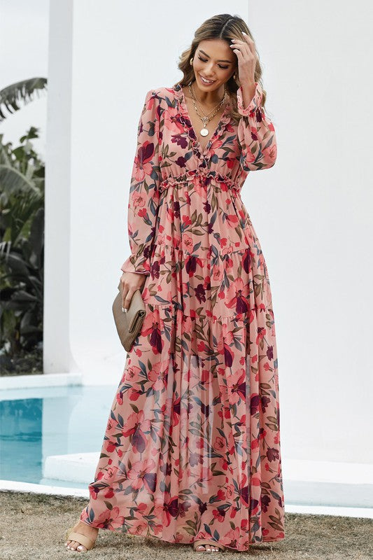 clarissa maxi dress Clarissa Floral Maxi Dress