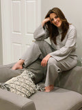 Take It Easy - Heather Grey Lounge Pants