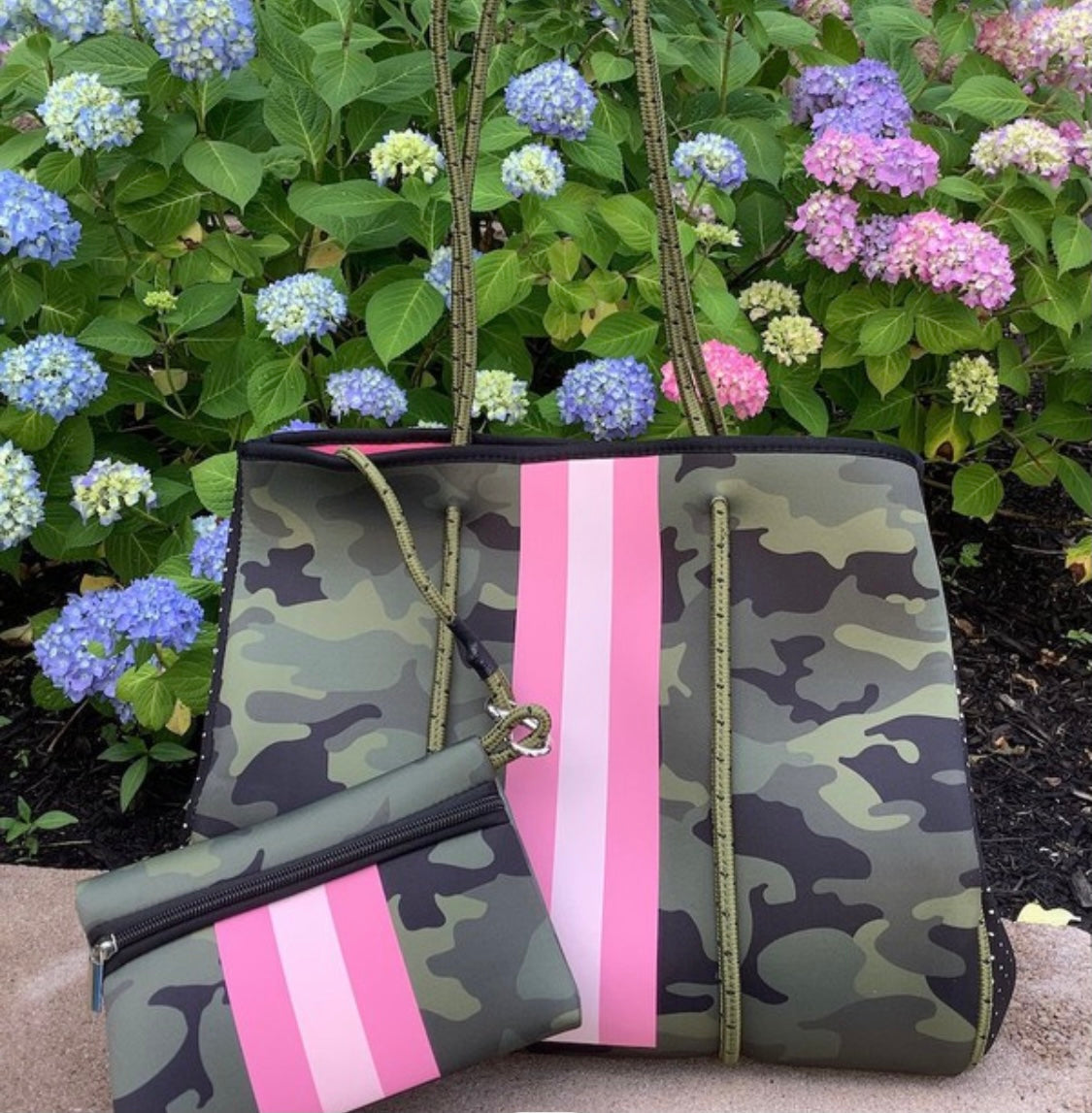 Camo Pink Neoprene Tote – JPalms