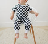 Black Check Unisex Onesie